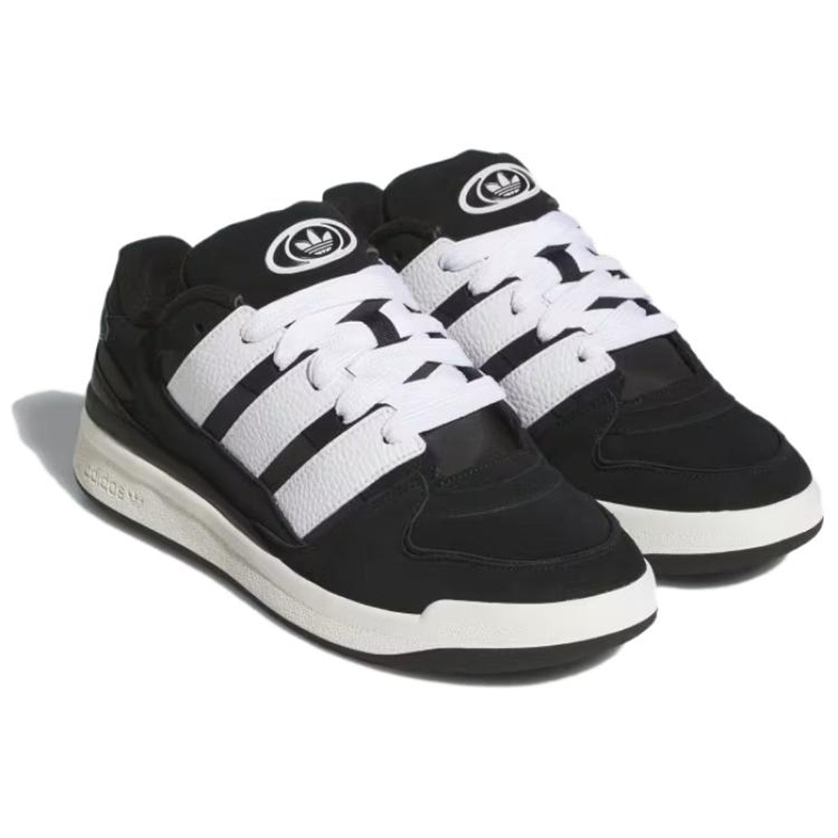 adidas Originals FORUM 2000 Unisex Low-Top Lifestyle Sneakers - Black/White