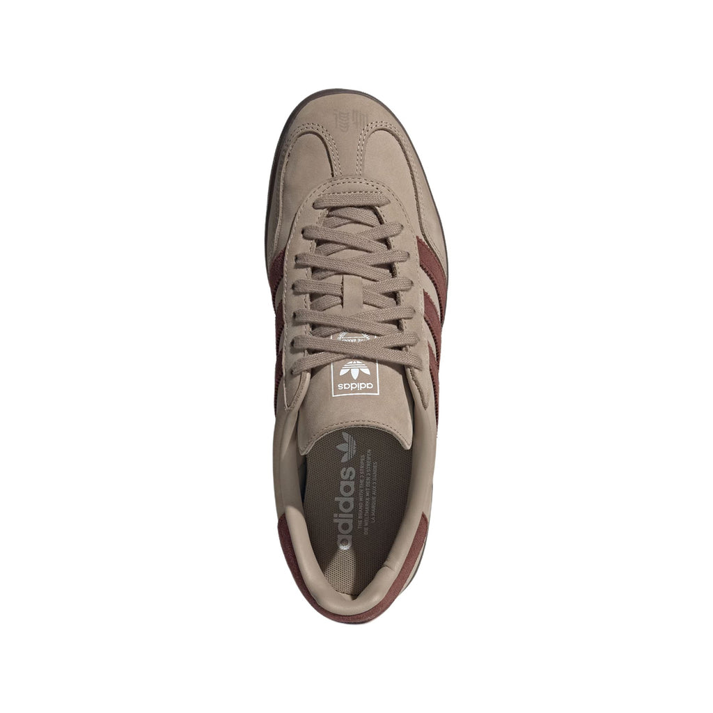 adidas Originals Gazelle Indoor Unisex Khaki Leather Sneakers