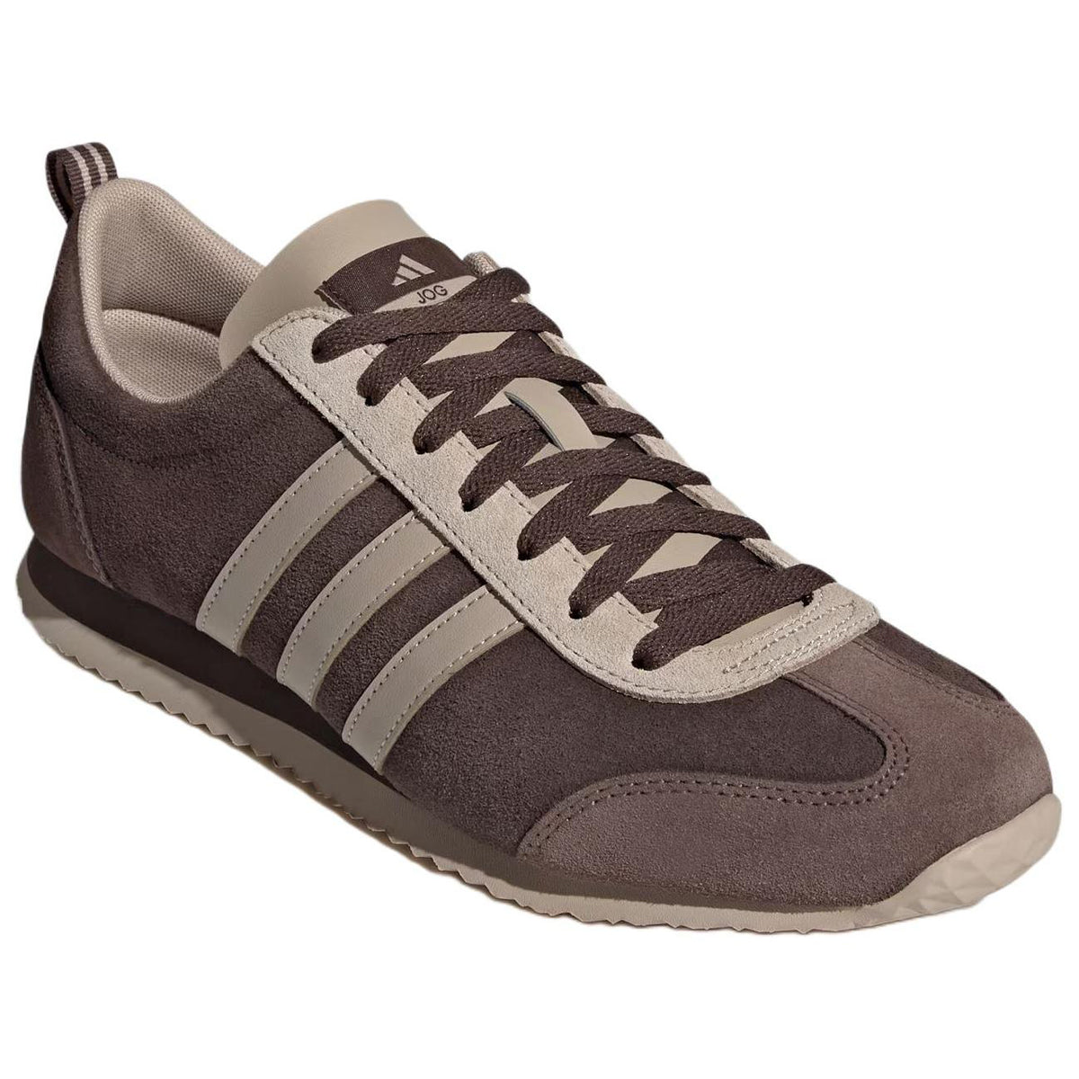 adidas VS JOG 2.0 Unisex Brown Low-Top Lifestyle Sneakers