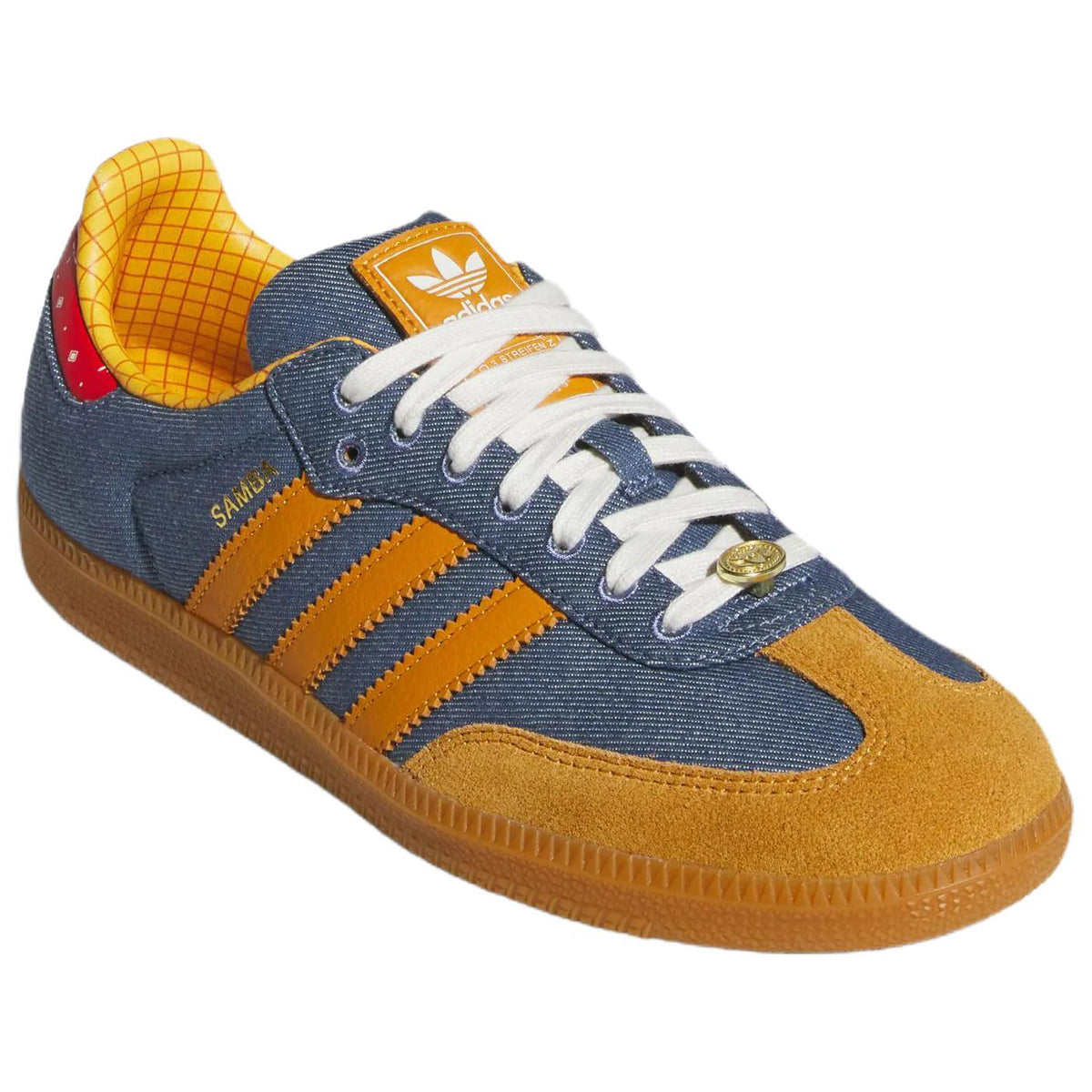 adidas Originals × Toy Story Samba OG Unisex T-Toe Sneakers - Blue/Yellow