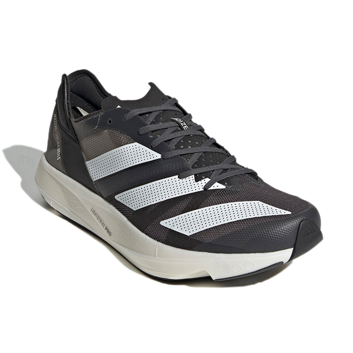 adidas Adizero Takumi Sen 8 Unisex Carbon-Plated Racing Shoes - Black/White