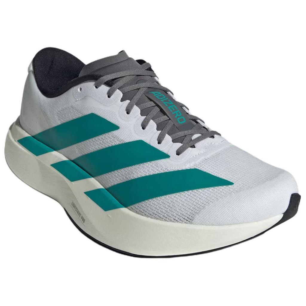 adidas Adizero Evo SL Lightstrike Pro Low-Top Running Shoes - White/Green