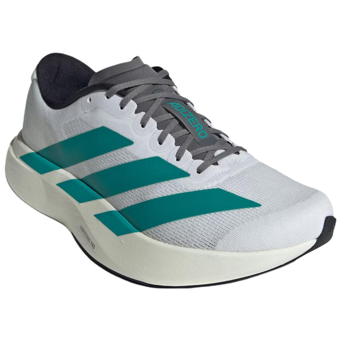 adidas Adizero Evo SL Lightstrike Pro Low-Top Running Shoes - White/Green