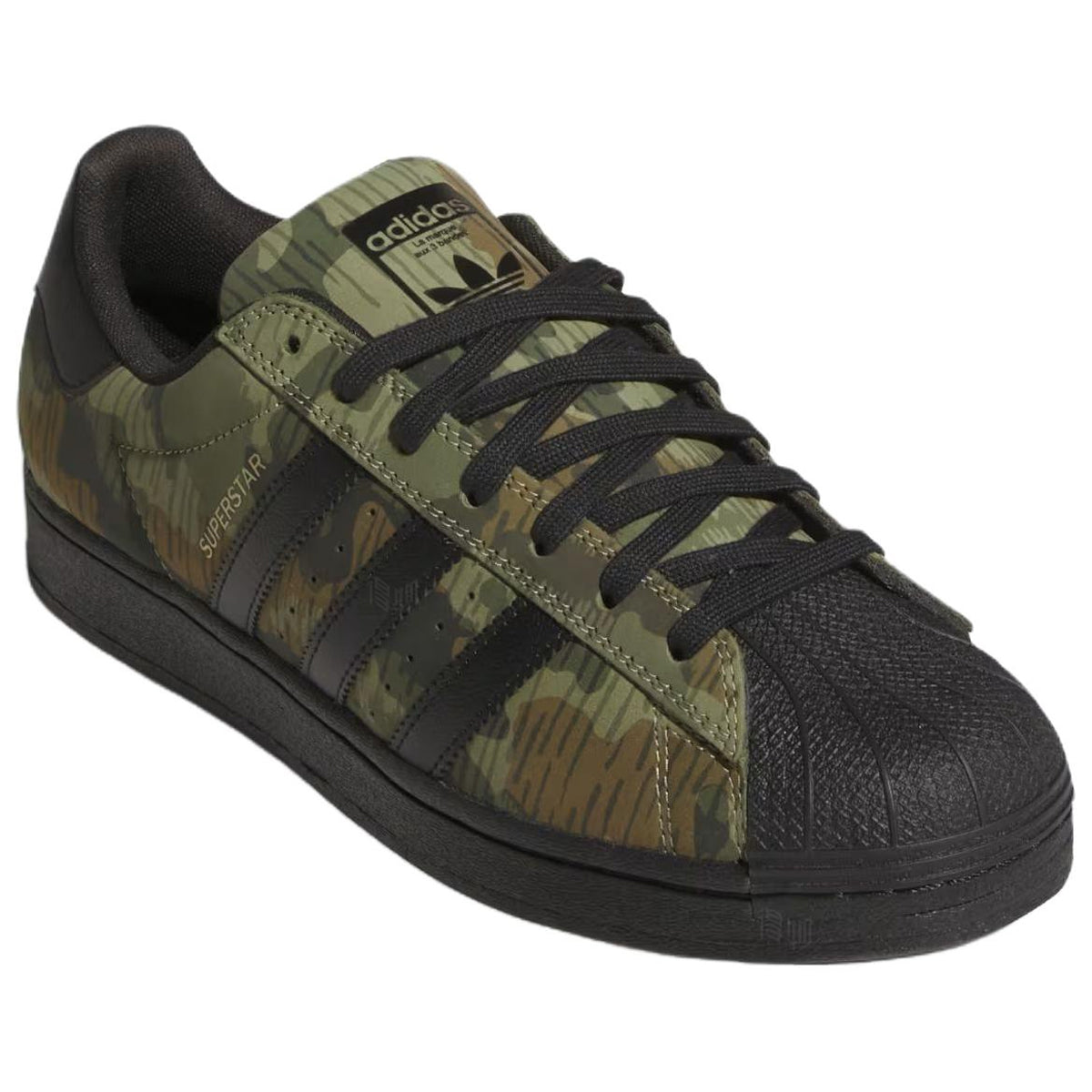 adidas Originals Superstar ADV Unisex Green Black Camo Sneakers