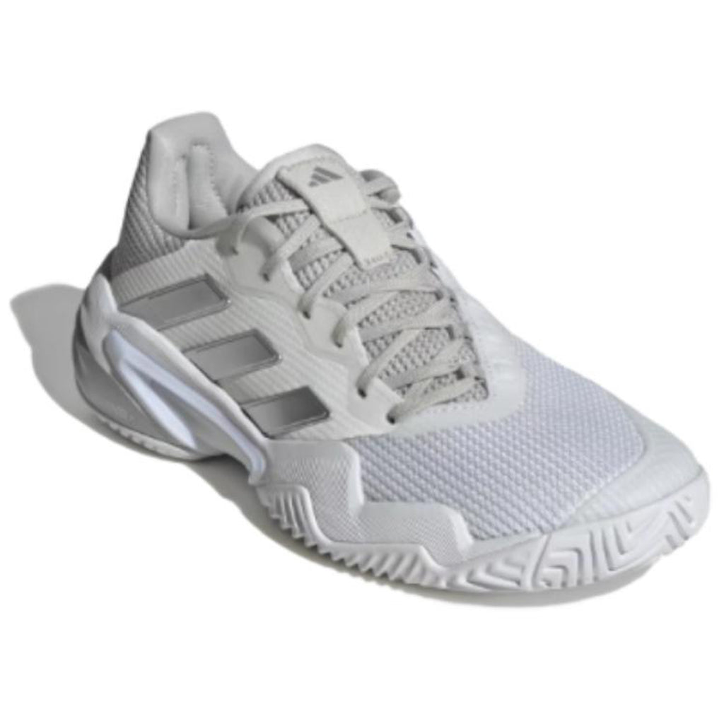 adidas Barricade Women's Low-Top Tennis Shoes - White/Grey