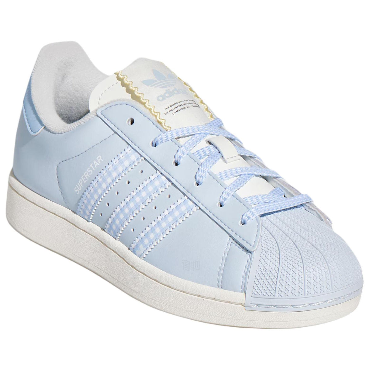adidas Originals Superstar 2 Women's Blue White Lace-Up Sneakers