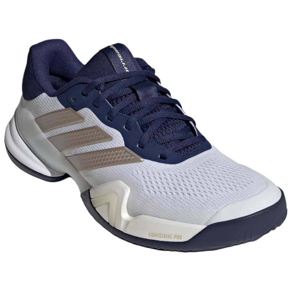 adidas BARRICADE 14 Men's Low-Top Tennis Shoes - White/Blue