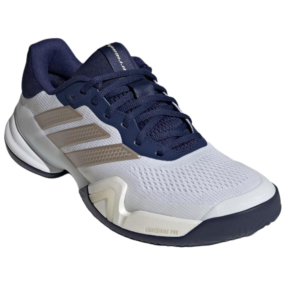 adidas BARRICADE 14 Men's Low-Top Tennis Shoes - White/Blue