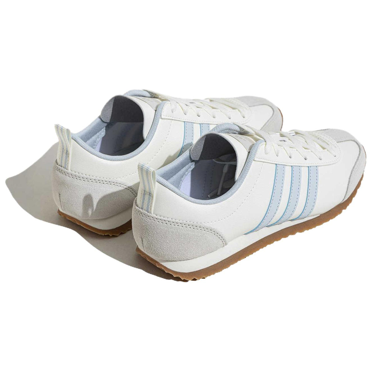 adidas VS JOG 2.0 Unisex White Blue Low-Top Sneakers
