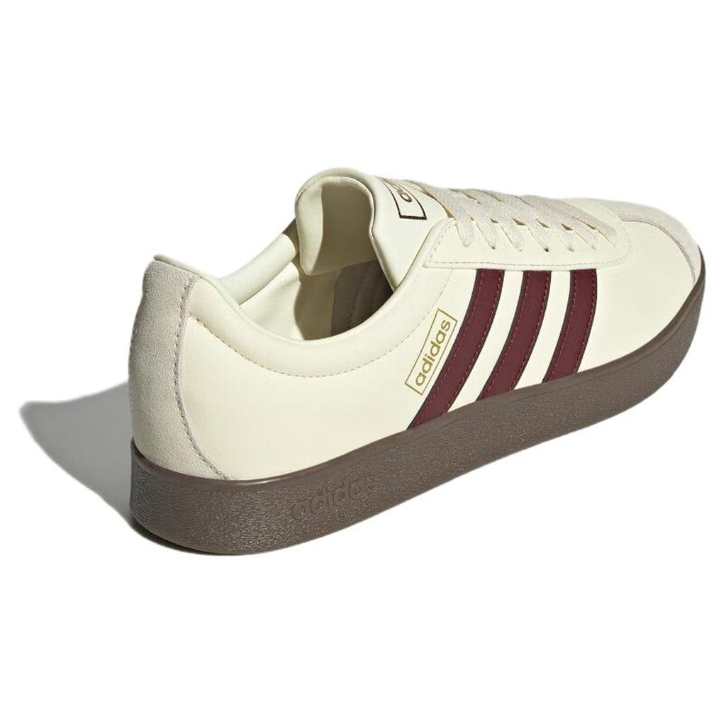 adidas VL Court 2.0 Unisex Beige Red Sneakers
