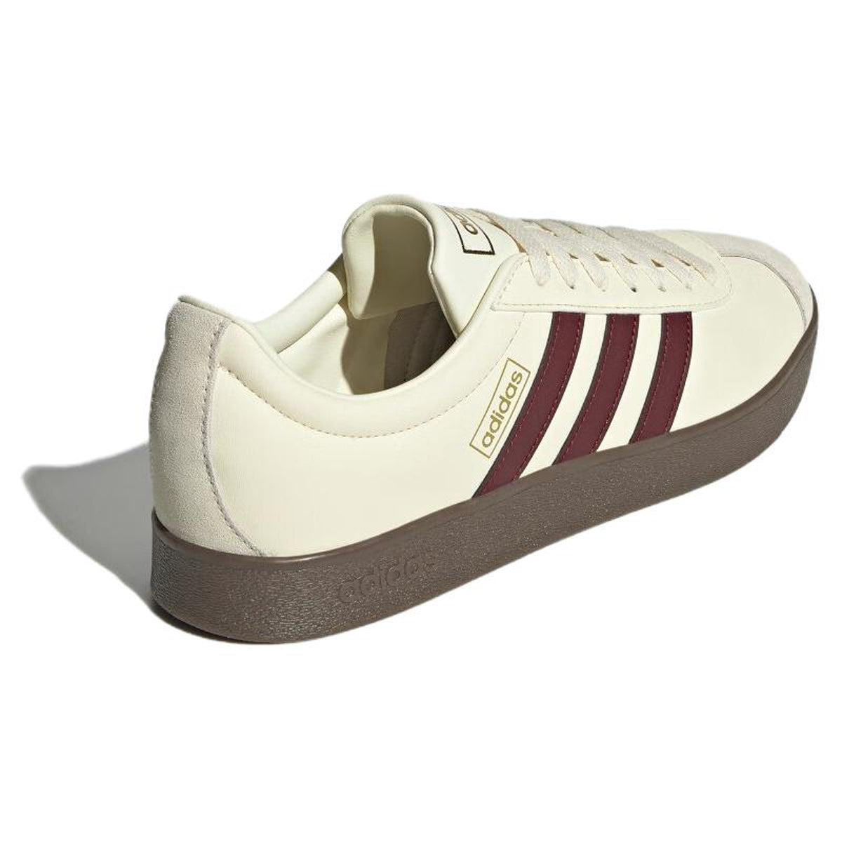adidas VL Court 2.0 Unisex Beige Red Sneakers