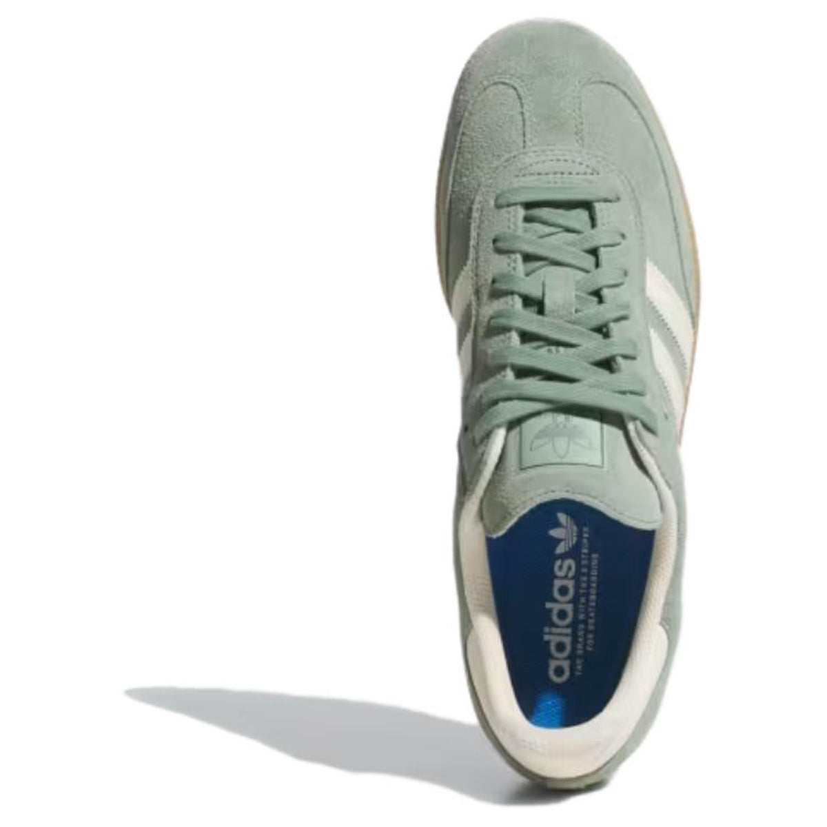 adidas Originals Samba ADV Unisex White Green Thin-Sole Sneakers