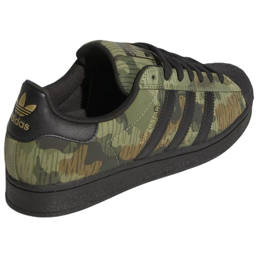 adidas Originals Superstar ADV Unisex Green Black Camo Sneakers