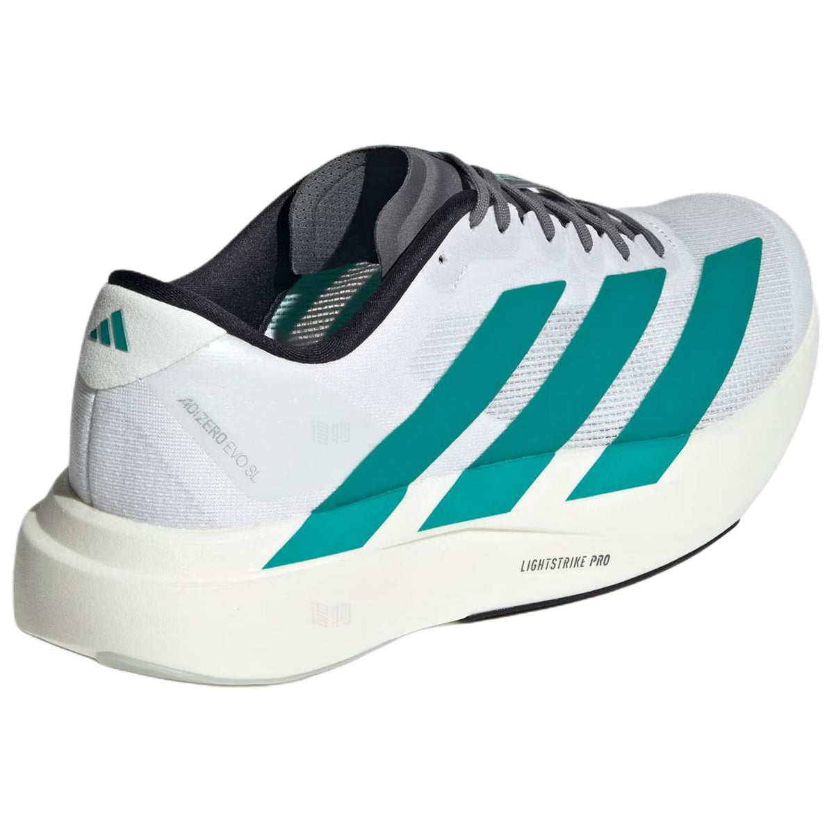 adidas Adizero Evo SL Lightstrike Pro Low-Top Running Shoes - White/Green