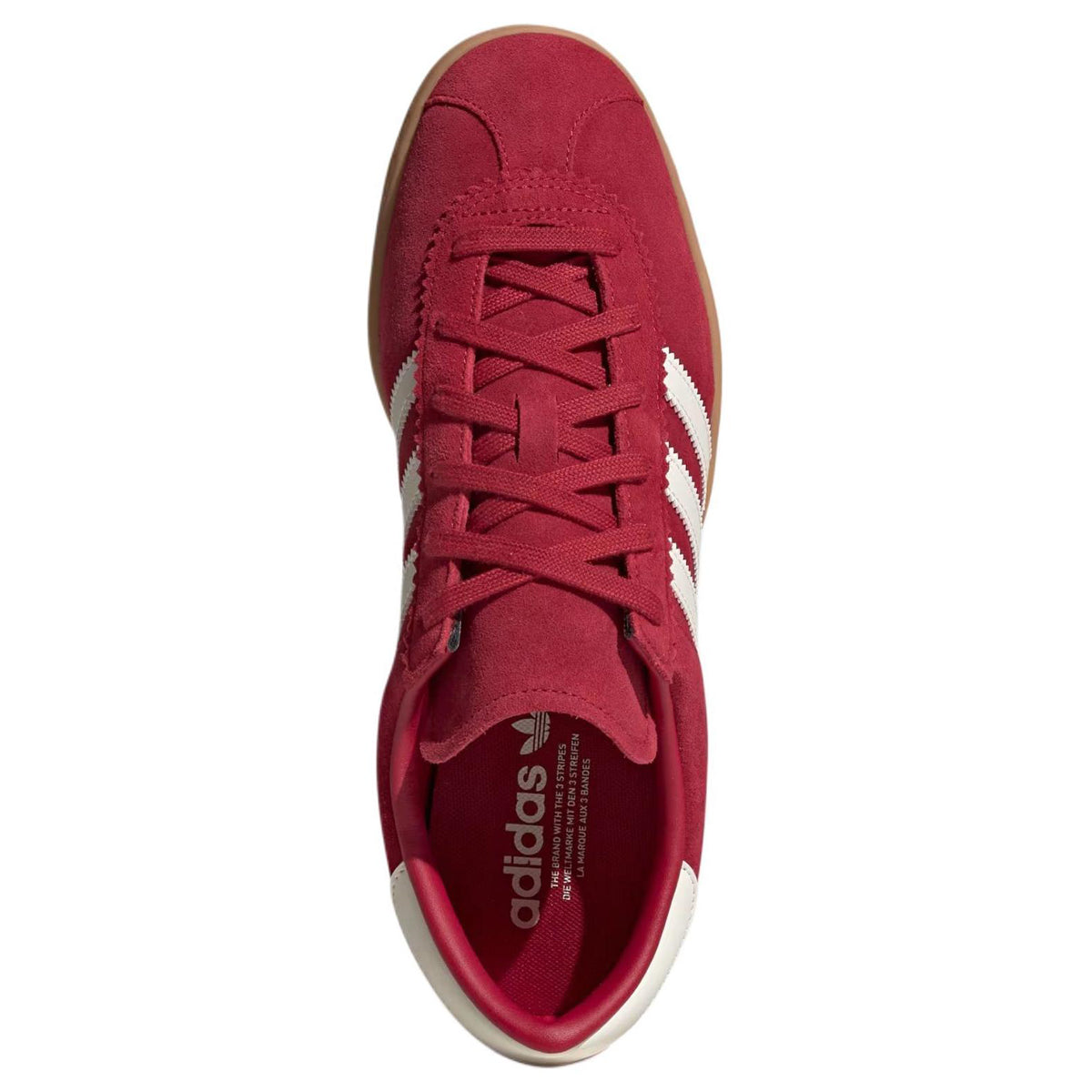 adidas Originals Stadt Unisex Red Thin-Sole T-Toe Sneakers