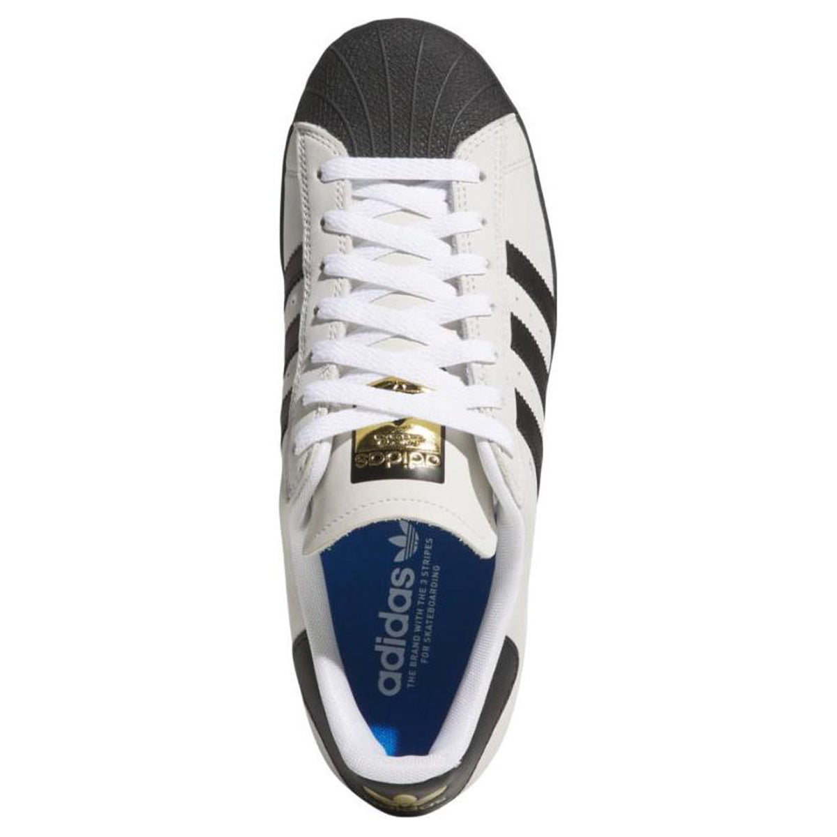 adidas Originals Superstar ADV Men's White Black Soft Thin-Sole Sneakers