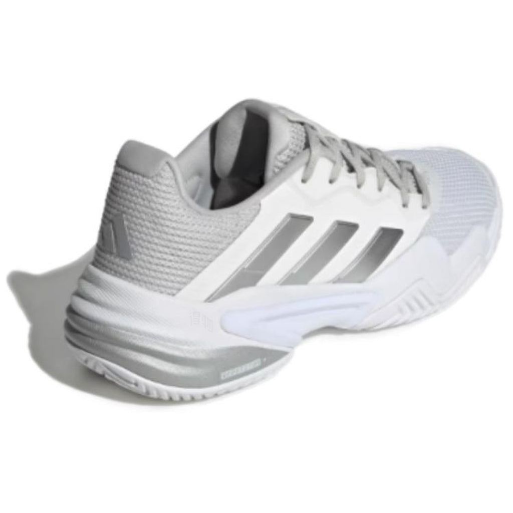 adidas Barricade Women's Low-Top Tennis Shoes - White/Grey
