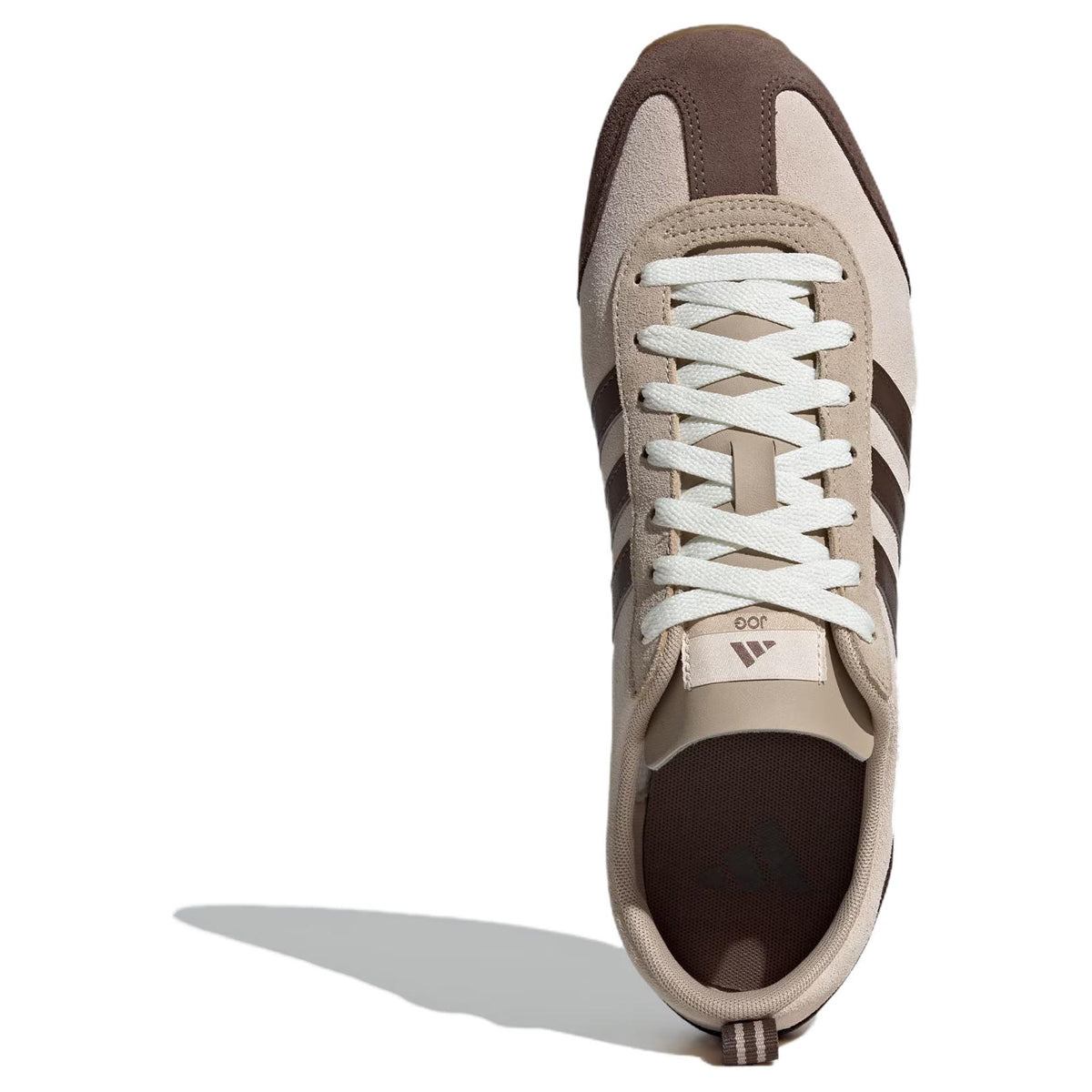adidas VS JOG 2.0 Unisex Grey Brown Low-Top Sneakers