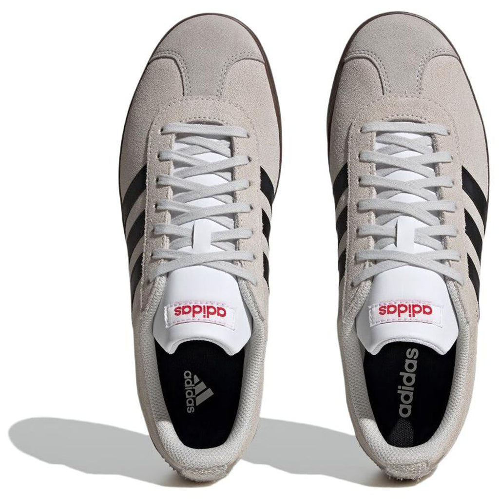 adidas VL Court Classic Unisex Gray Black T-Toe Sneakers