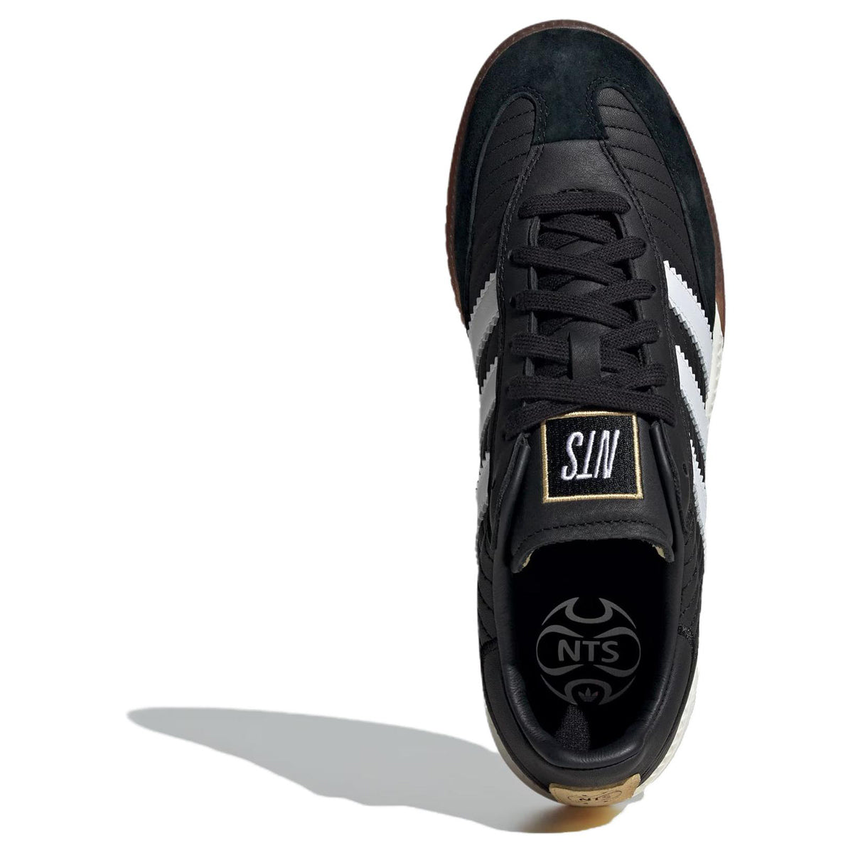 adidas Originals × NTS RADIO SAMBA MN Unisex Leather Low-Top Sneakers - Black/White