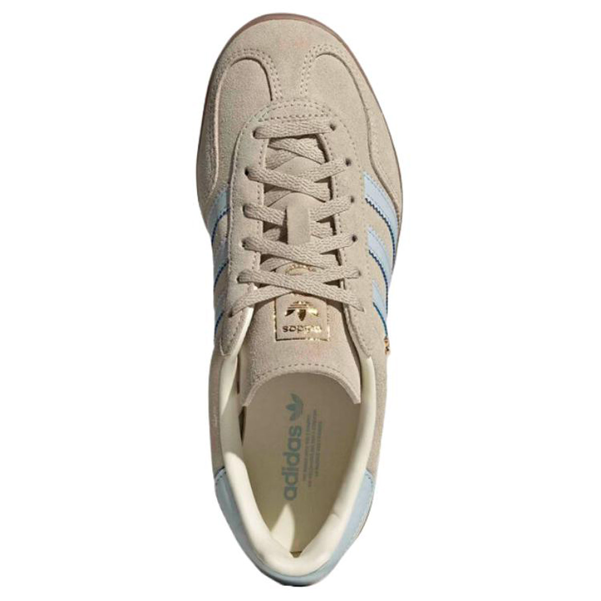 adidas Originals Gazelle Indoor Women’s Light Khaki Leather Sneakers