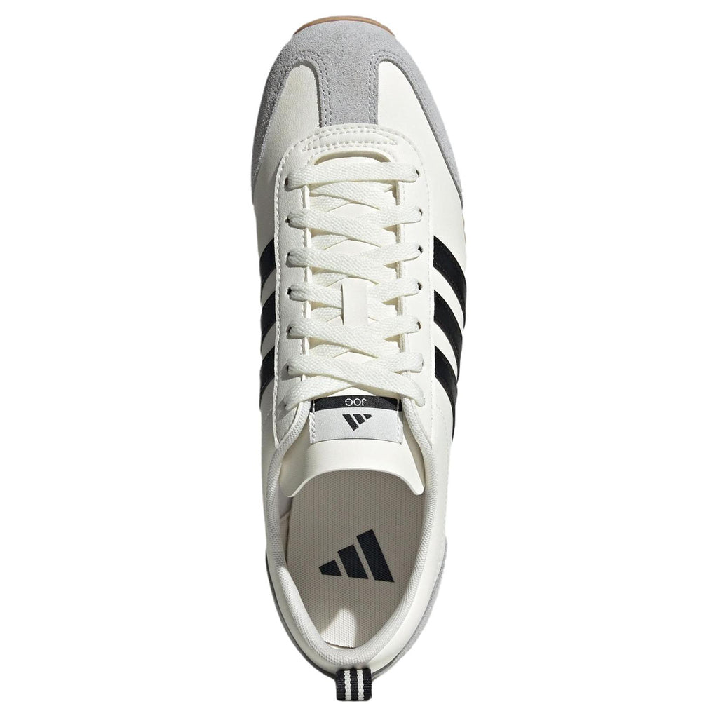 adidas VS JOG 2.0 Unisex White Grey Black Sneakers
