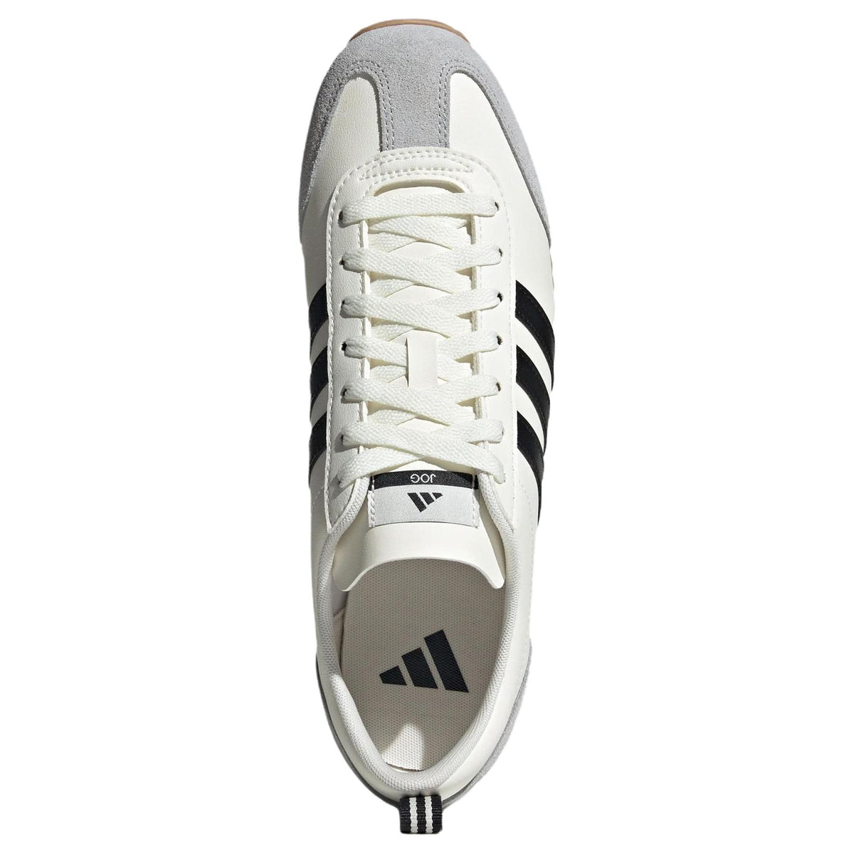 adidas VS JOG 2.0 Unisex White Grey Black Sneakers