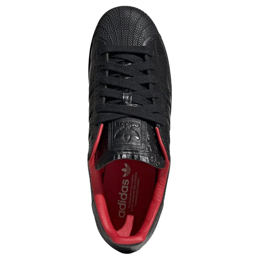 adidas Originals Superstar 2 Men's Black Textured Sneakers