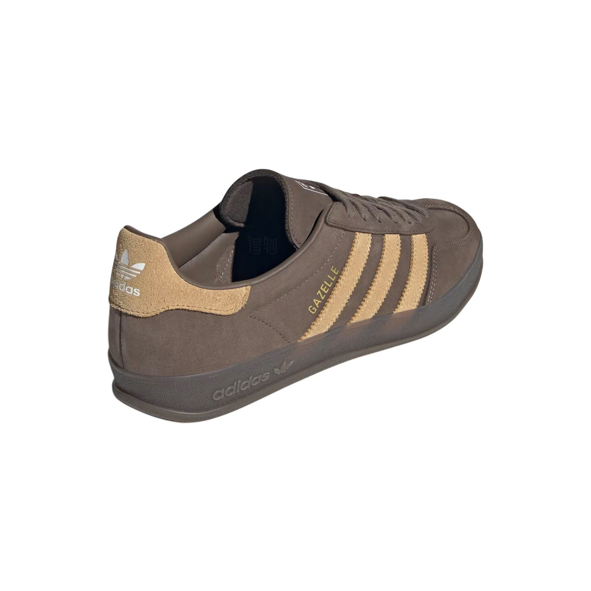 adidas Originals Gazelle Indoor Unisex Brown Leather Low-Top Sneakers