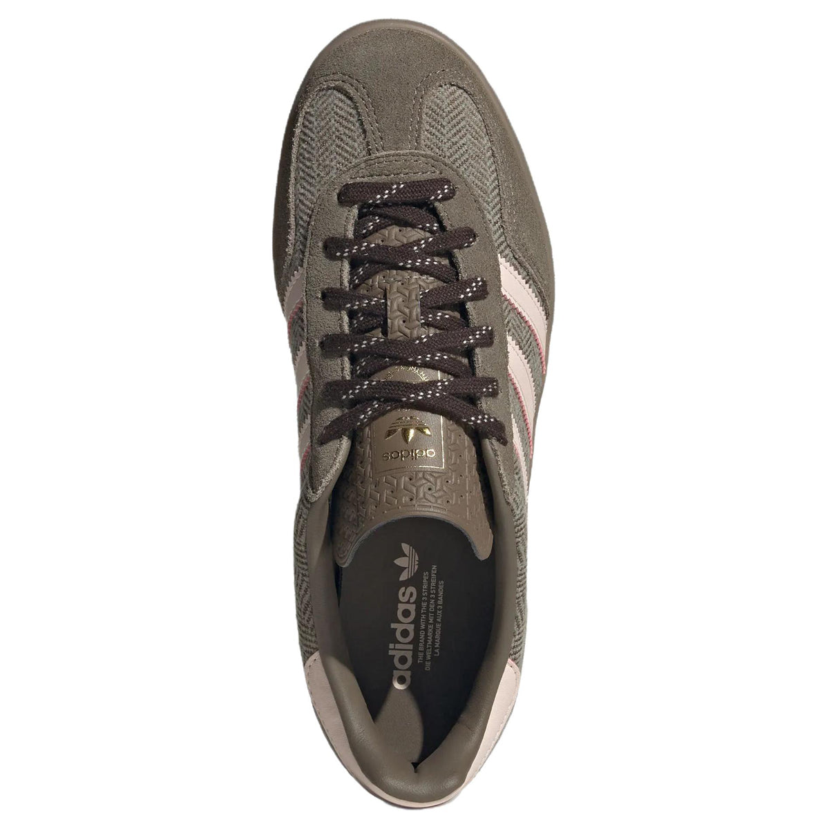 adidas Originals Gazelle Indoor Unisex Grey Brown Sneakers