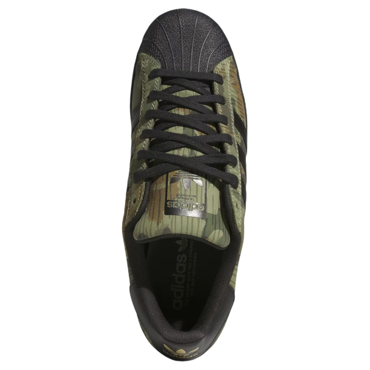 adidas Originals Superstar ADV Unisex Green Black Camo Sneakers