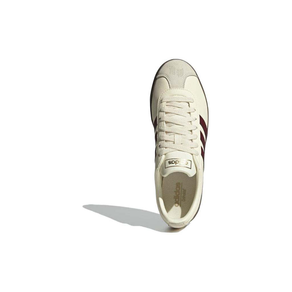 adidas VL Court 2.0 Unisex Beige Red Sneakers