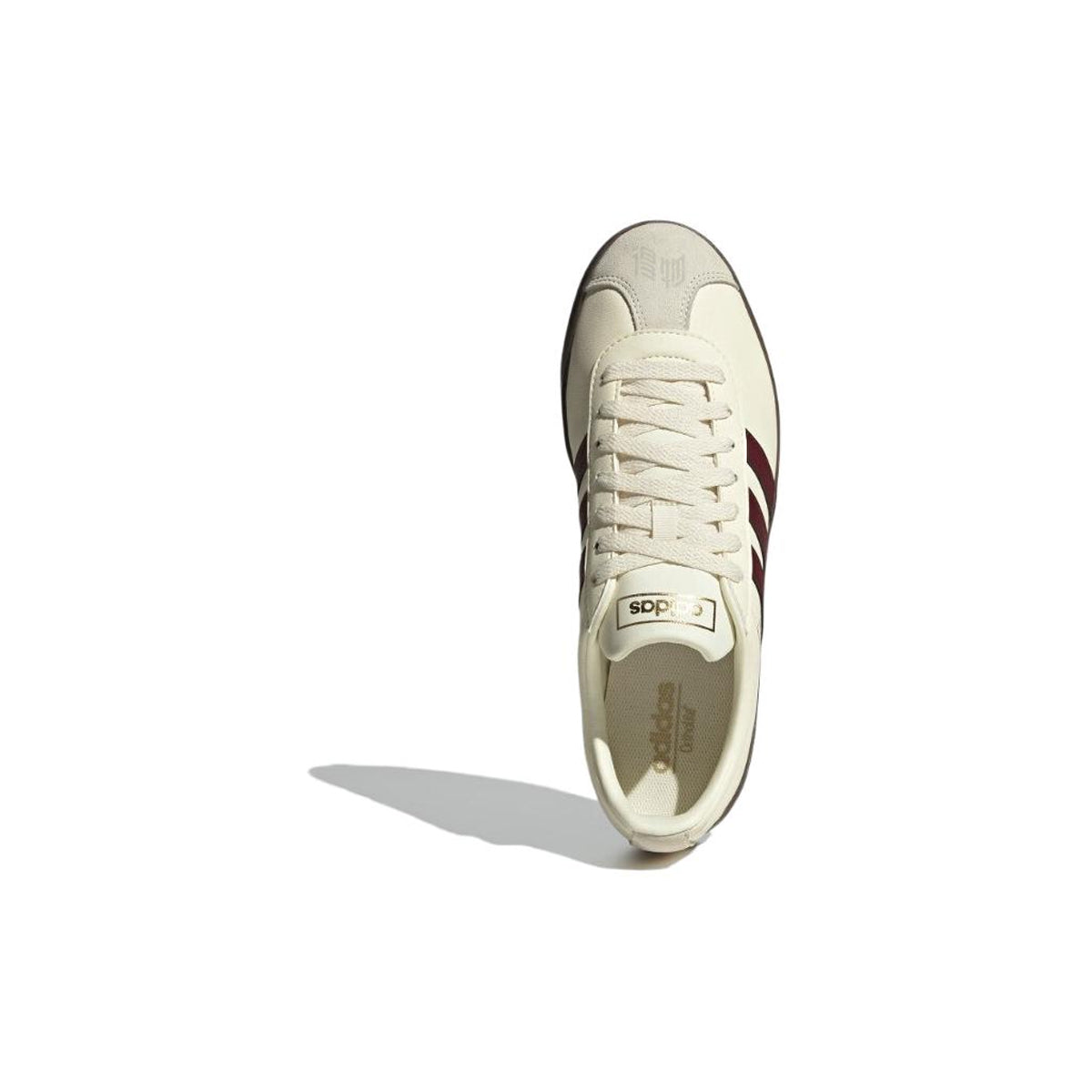 adidas VL Court 2.0 Unisex Beige Red Sneakers