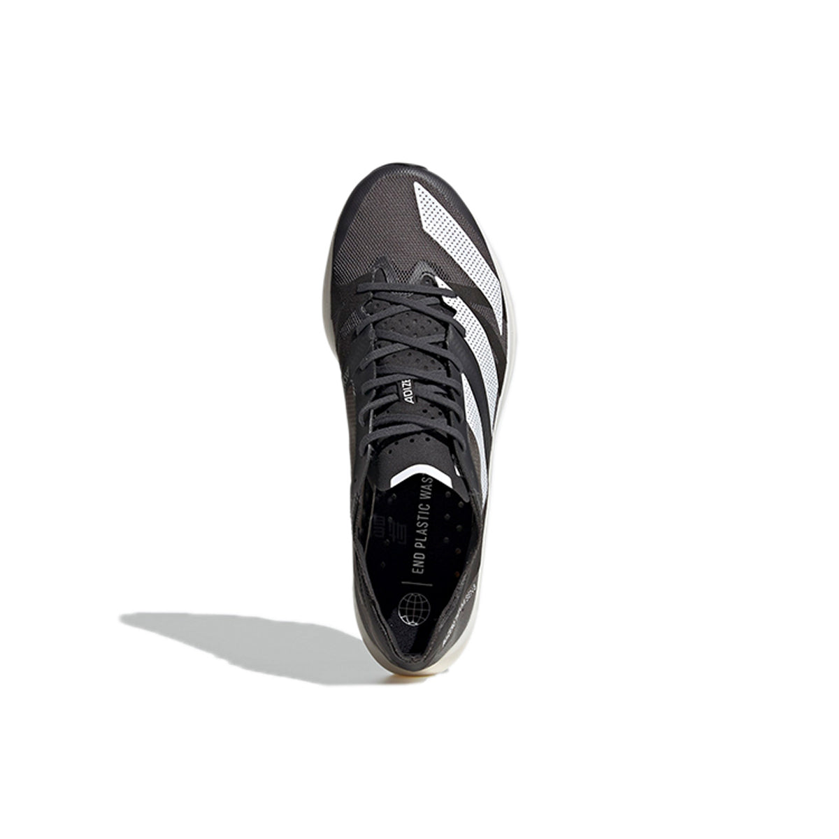 adidas Adizero Takumi Sen 8 Unisex Carbon-Plated Racing Shoes - Black/White