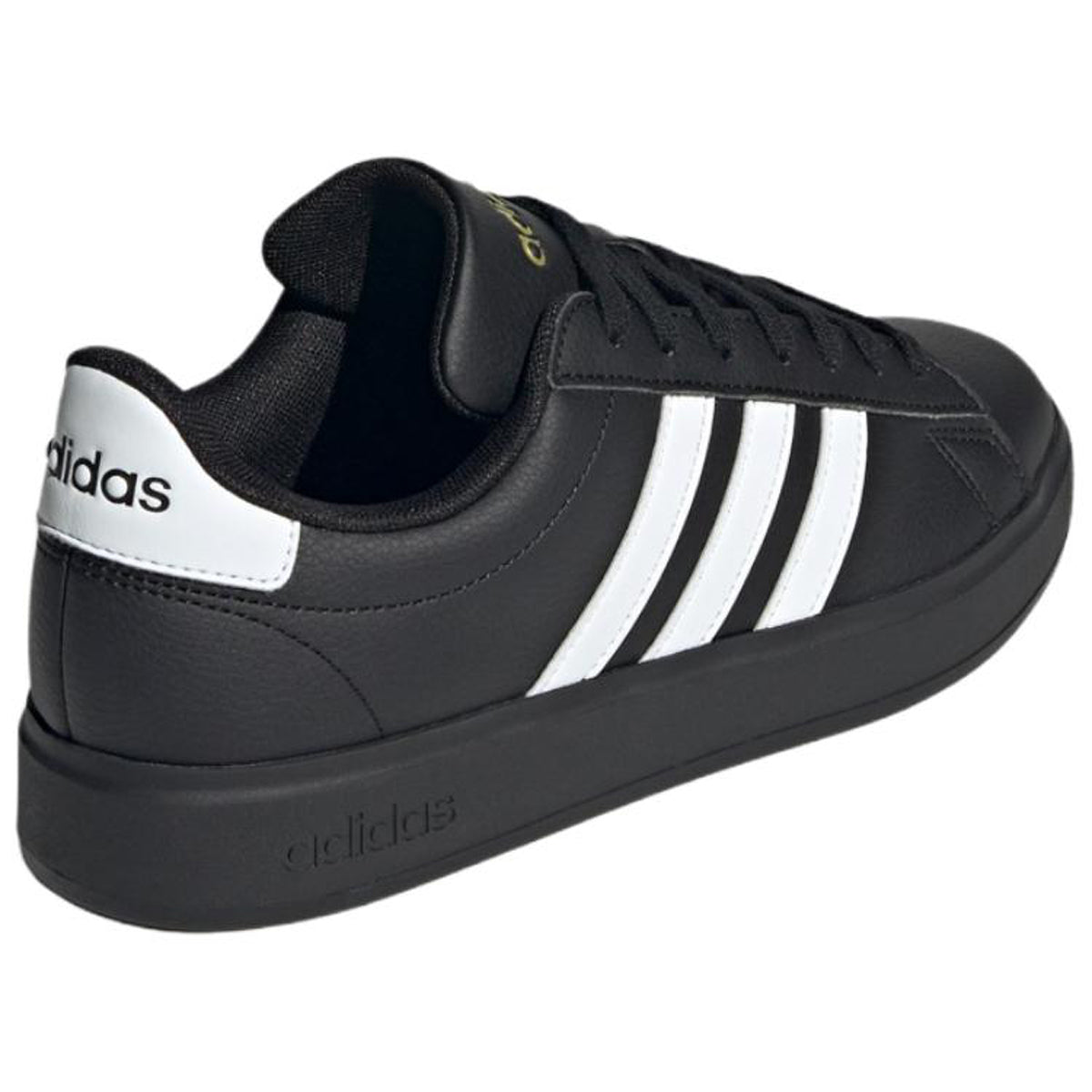 adidas Grand Court Women's Black Synthetic Leather Sneakers