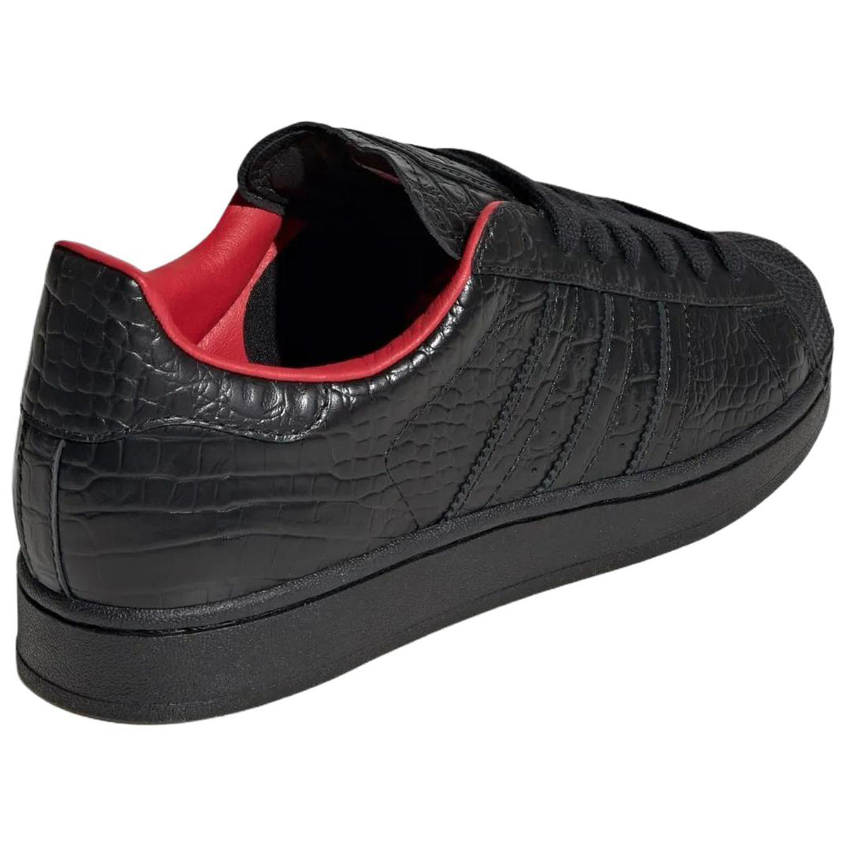 adidas Originals Superstar 2 Men's Black Textured Sneakers