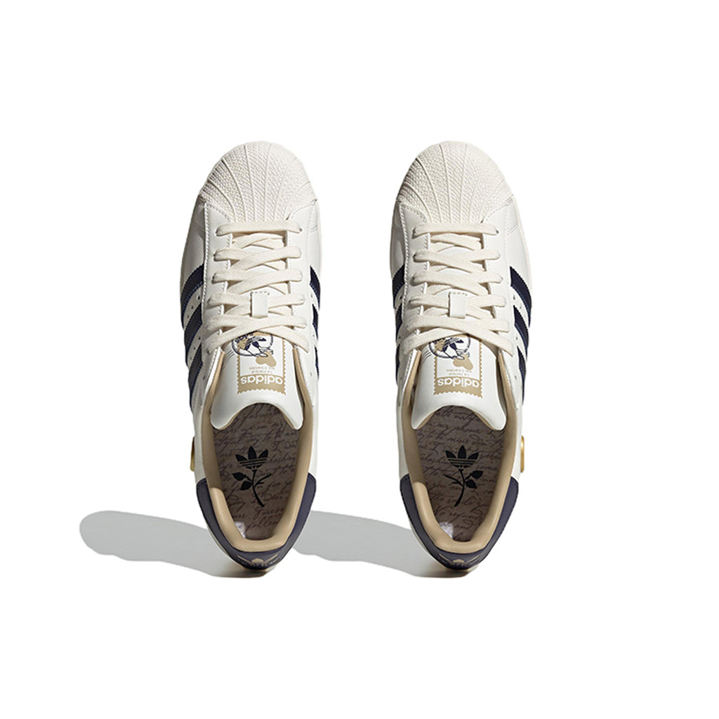 adidas Originals Superstar 2023 Unisex White Blue Trendy Sneakers