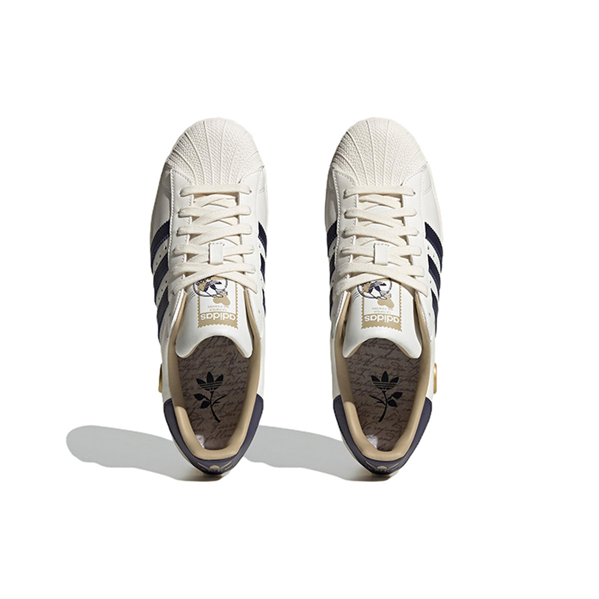 adidas Originals Superstar 2023 Unisex White Blue Trendy Sneakers
