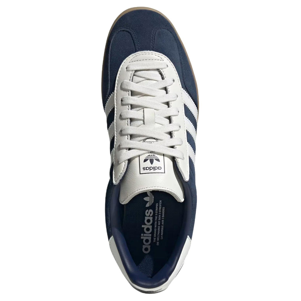 adidas Originals Gazelle Unisex Indigo White Leather Sneakers