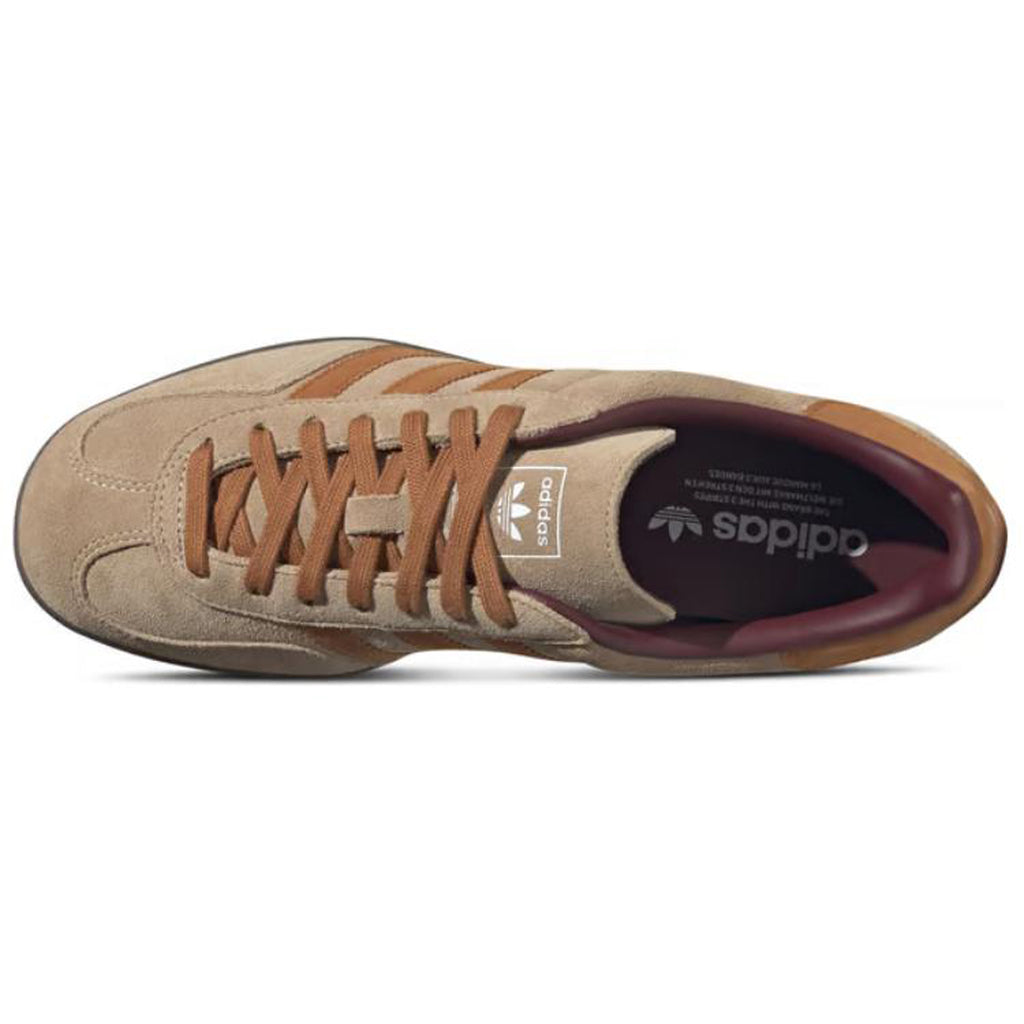 adidas Originals Gazelle Indoor Unisex Brown Gray Sneakers