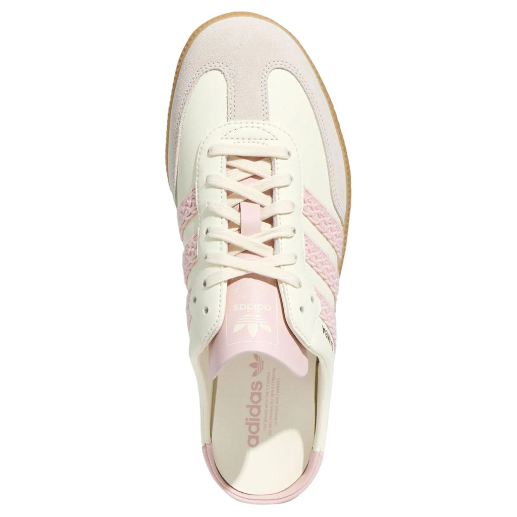 adidas Originals Samba Mule Unisex Closed-Toe Mules - Beige/Pink