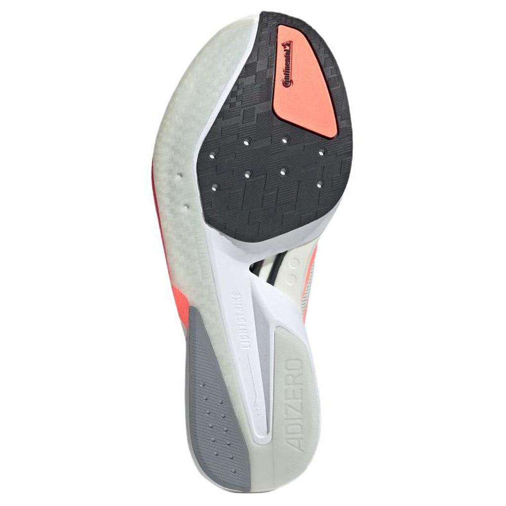 adidas Adizero Boston 13 Men's Casual Running Shoes - White/Orange