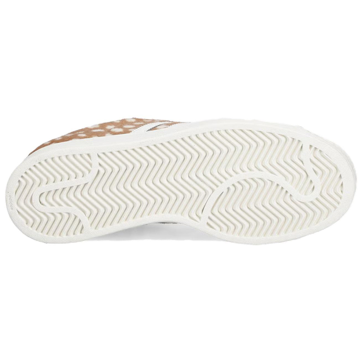 adidas Originals Superstar 2 Women's Light Brown White Deer Pattern Shell-Toe Sneakers