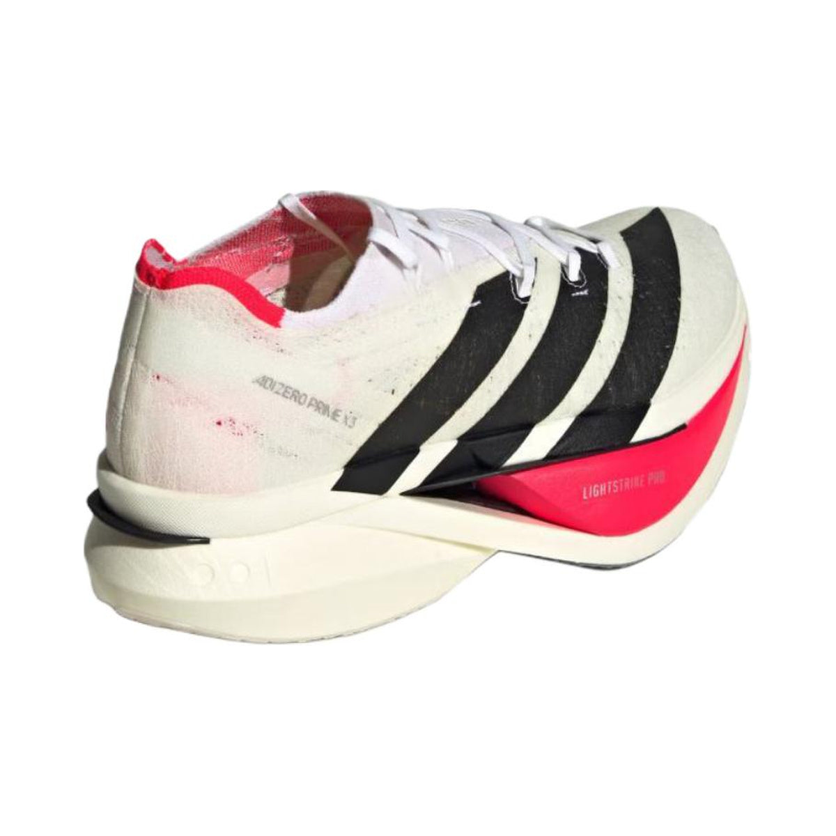 adidas Adizero Prime X 3.0 Strung Unisex Low-Top Running Shoes - White/Black - view 2