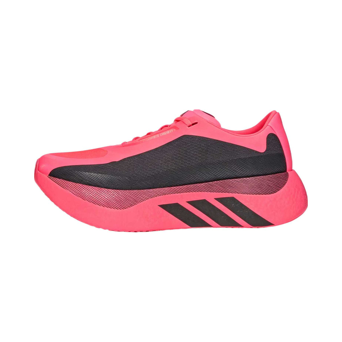 adidas Hyperboost Edge Men's Lace-Up Running Shoes - Pink/Black - view 1