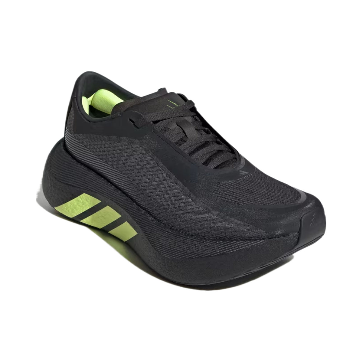 adidas Hyperboost Edge Women's Cushioned Running Shoes - Black/Lime - view 4